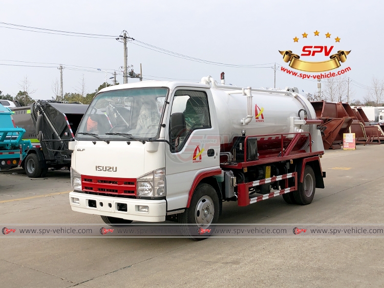 4,000 Litres Sewe Vacuum Truck ISUZU - LF